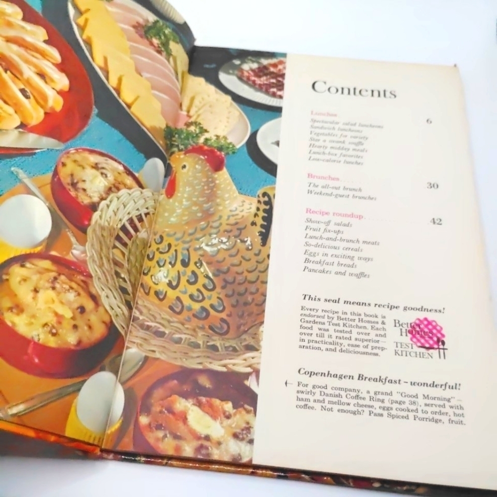 1963 Better Homes Gardens Lunches and Brunches Vintage 125 Recipes Color Images - Picture 6 of 14